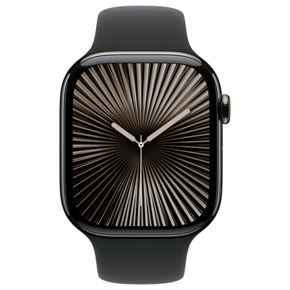APPLE Watch Series 10 GPS + Cellular 46mm Slate Titanium Case with Black Sport Band - S/M