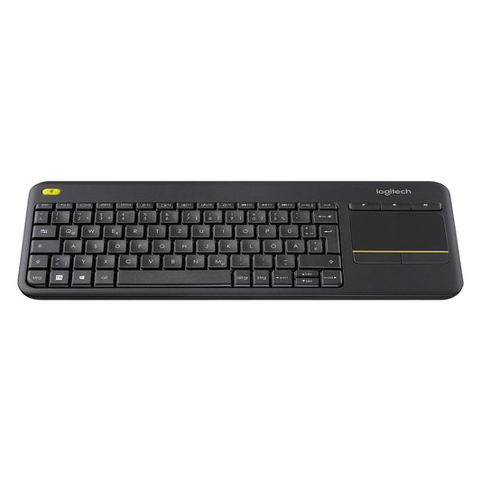 Logitech K400 Plus Wireless Touch Black QWERTZ DE