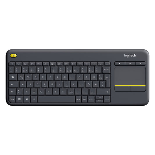 Logitech K400 Plus Wireless Touch Black QWERTZ DE