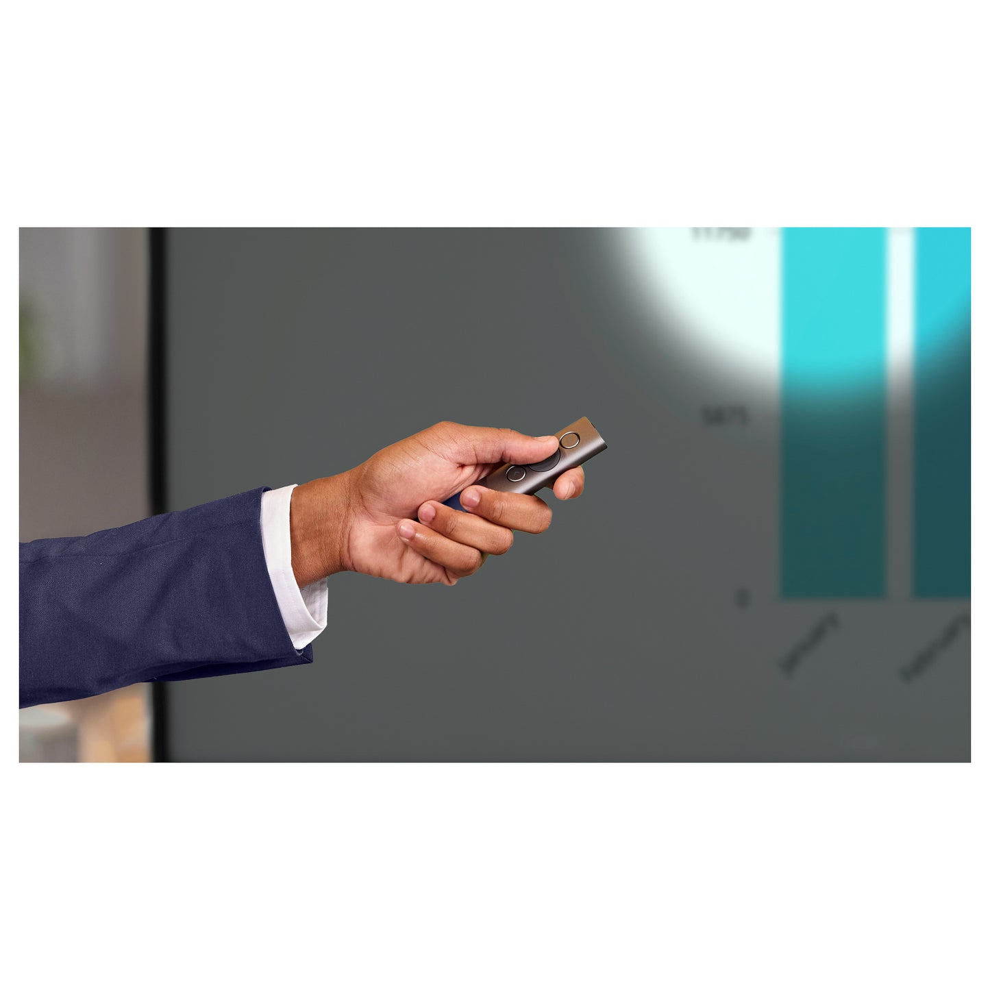 Logitech wireless Presenter Spotlight Schiefer-Grau