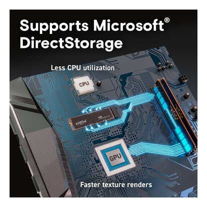 M.2 1TB Crucial T500 NVMe PCIe 4.0 x 4