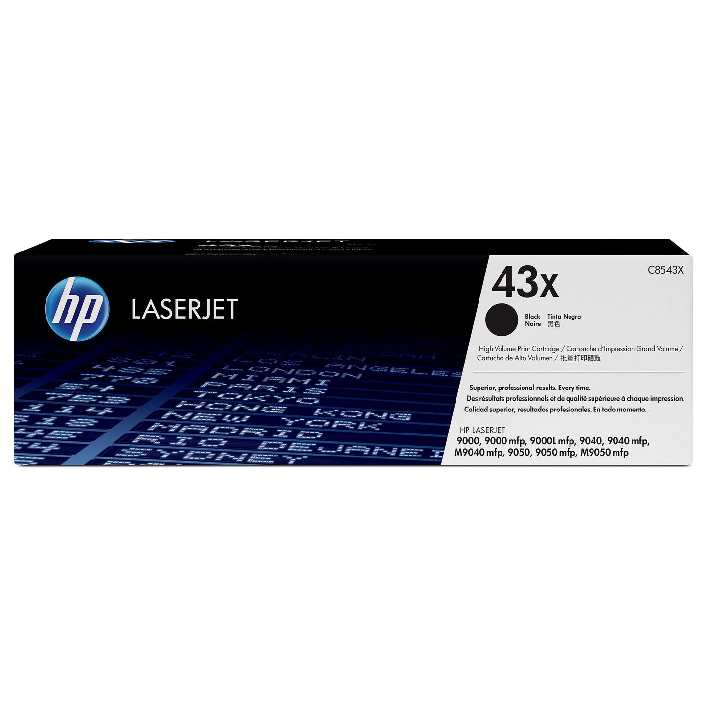 HP 43X original LaserJet original Toner cartridge C8543X black high capacity 30.000 pages 1-pack