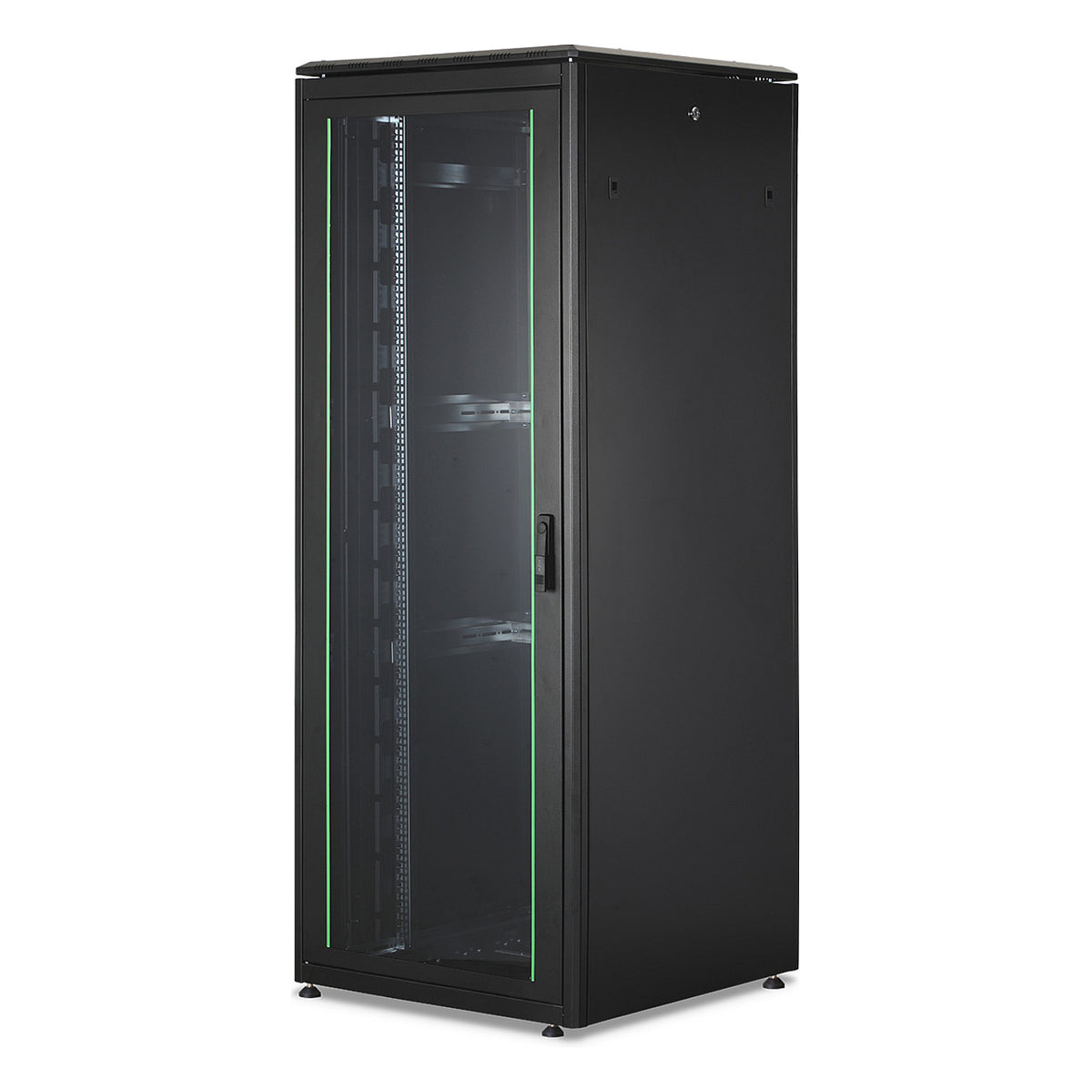 DIGITUS Netzwerkschrank Unique 42HE 2053x800x800mm schwarz (Speditionsversand)