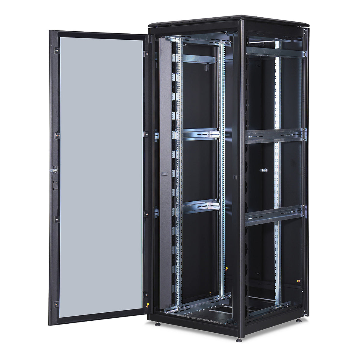 DIGITUS Netzwerkschrank Unique 42HE 2053x800x800mm schwarz (Speditionsversand)