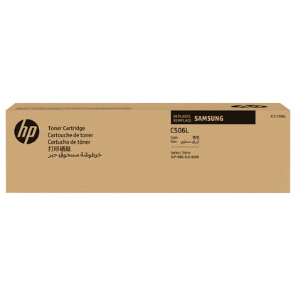SAMSUNG original Toner cartridge LT-Cartridge506L/ELS High Yield Cyan Toner cartridge SU038A
