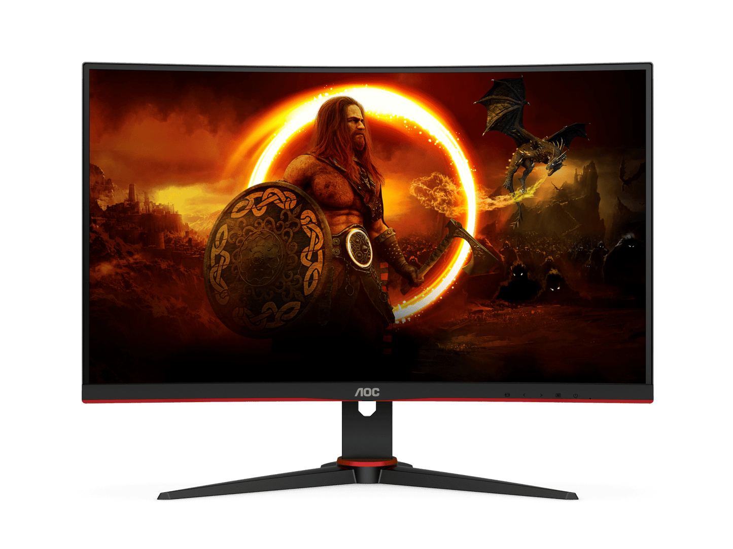 AOC 27" 240Hz Gebogener FHD Gaming-Bildschirm