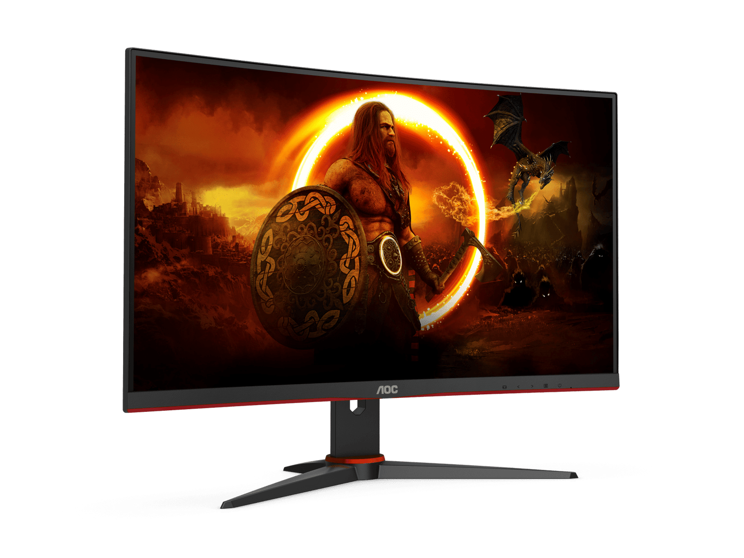 Écran de jeu FHD incurvé AOC 27" 240 Hz